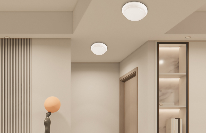 LG09A IP54 Vanntett aluminium innendørs LED rund form skottelys