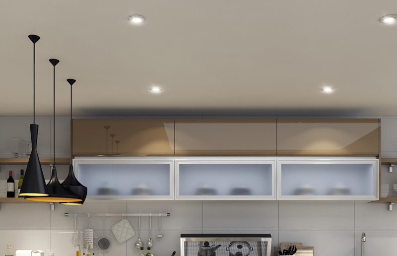 LG09G AC220-240V oppladbar LED-nødskottskott